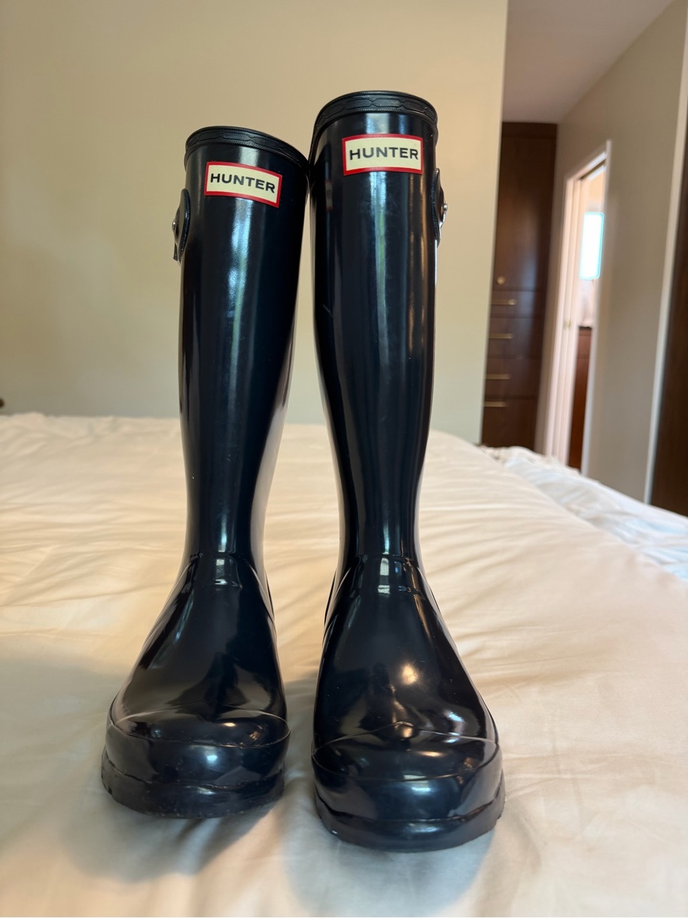 Hunter Kids Navy Blue Rain Boots
